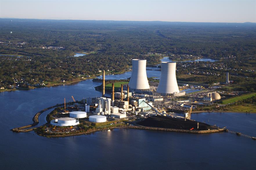 The Brayton Point Power Station ha potential to become and offshore wind hub
