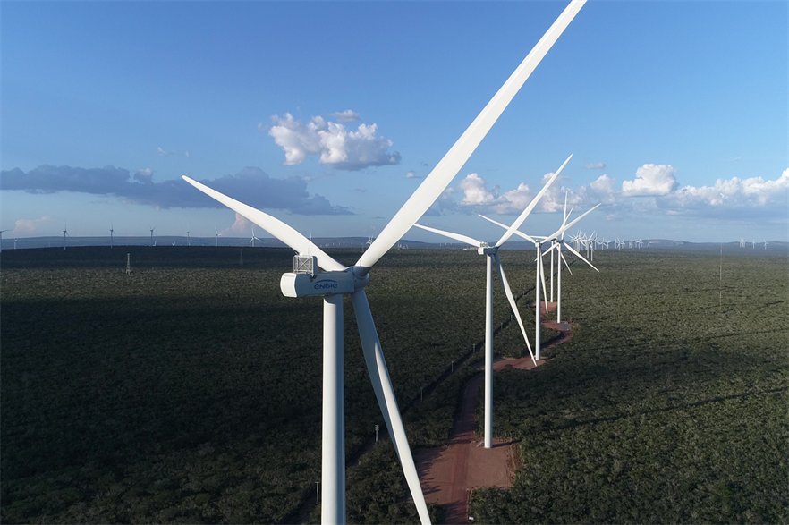 Engie completed construction of the 361.2MW Campo Largo 2 wind complex in north-east Brazil earlier this year