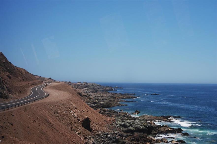 Chile has a 5,000-kilometre-long coastline