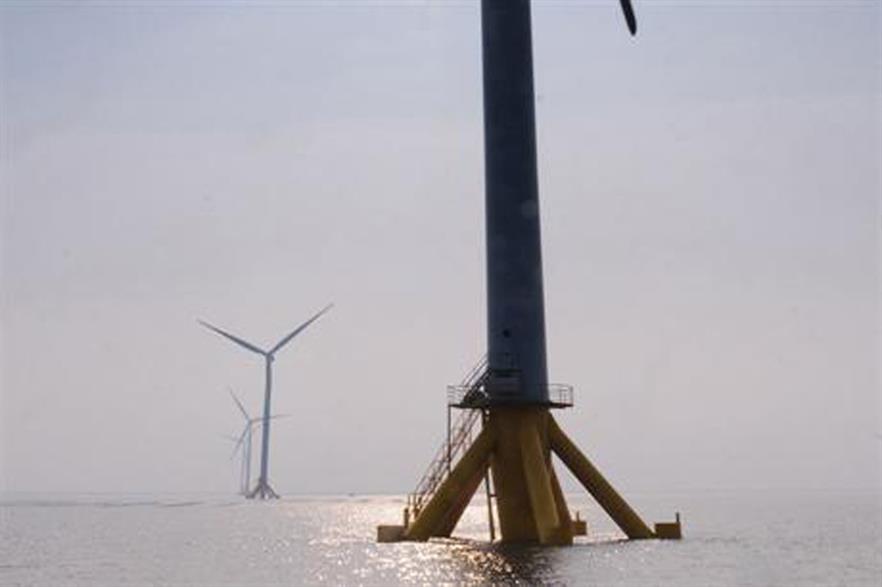 China currently has 2,788MW of installed offshore capacity, according to Windpower Intelligence