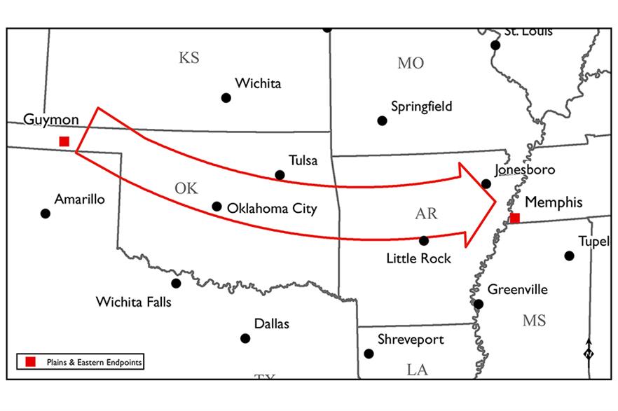 The line will carry wind power from Oklahoma to Tennessee