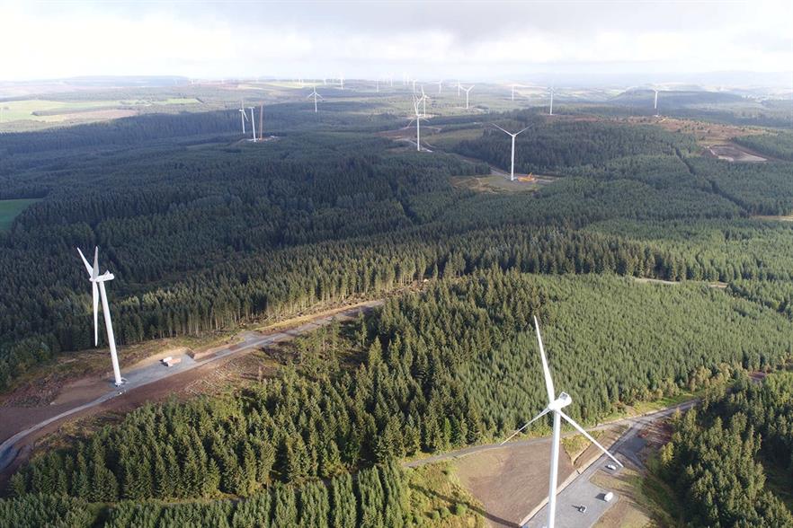 Innogy's 96MW Clocaenog Forest wind farm was one of the projects to successfully secure a CfD agreement in the 2015 auction round