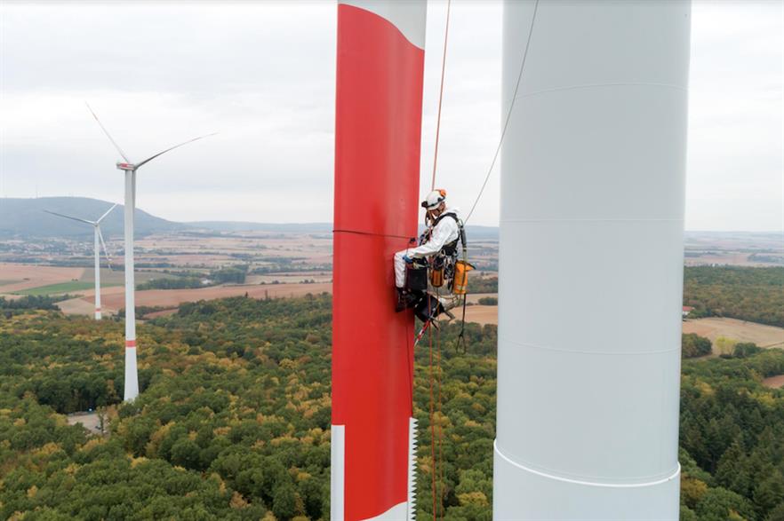 The Cortir project will analyse how blade retrofits (bottom, centre) and composite behaviour influence O&M strategies