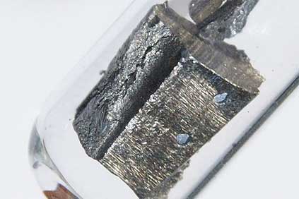Neodymium. China accounts for 95% of global rare earth metal production 