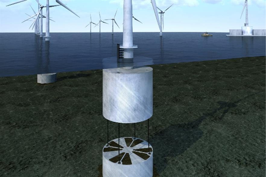 The tension-leg floating platform concept is lined up to be installed at a site in Scotland