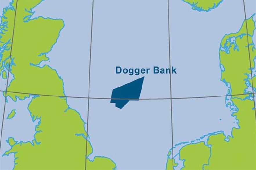 The Dogger Bank zone lies 100 kilometres off England's east coast