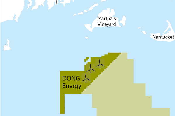 Dong has acquired the license to develop an area off the coast of Massachusetts 