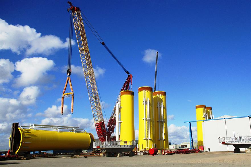 Offshore Structures Britain (OSB) provided transition pieces to Dong Energy's Walney Extension project