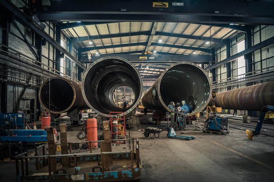 Dong Energy has made a multi-millio pound investment in CS Wind's Scottish facility (pic: CS Wind)