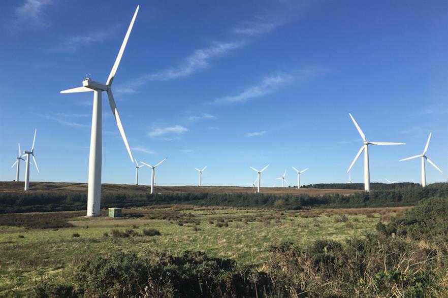 The 28.6MW Drone Hill wind farm has been operational since 2012 (pic credit: E.on)