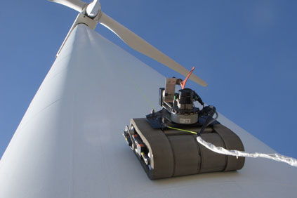 GE remote wind turbine inspection device