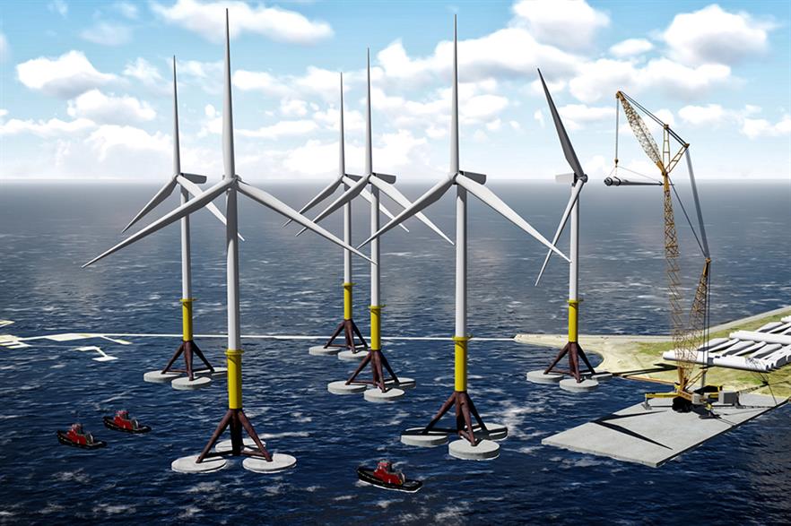 EDPR said its gravity-base design could support up to 8MW-capacity turbines
