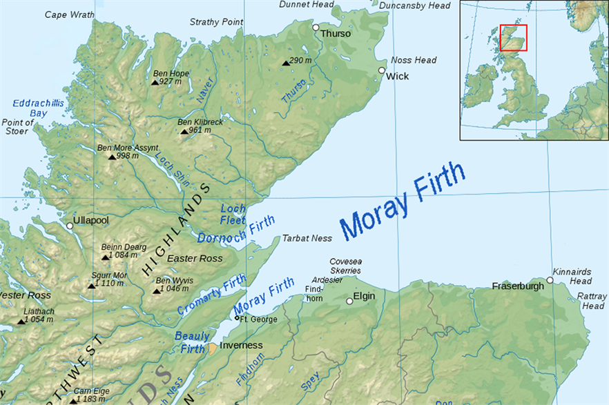 EDPR is planning to install the project in the Moray Firth, east Scotland