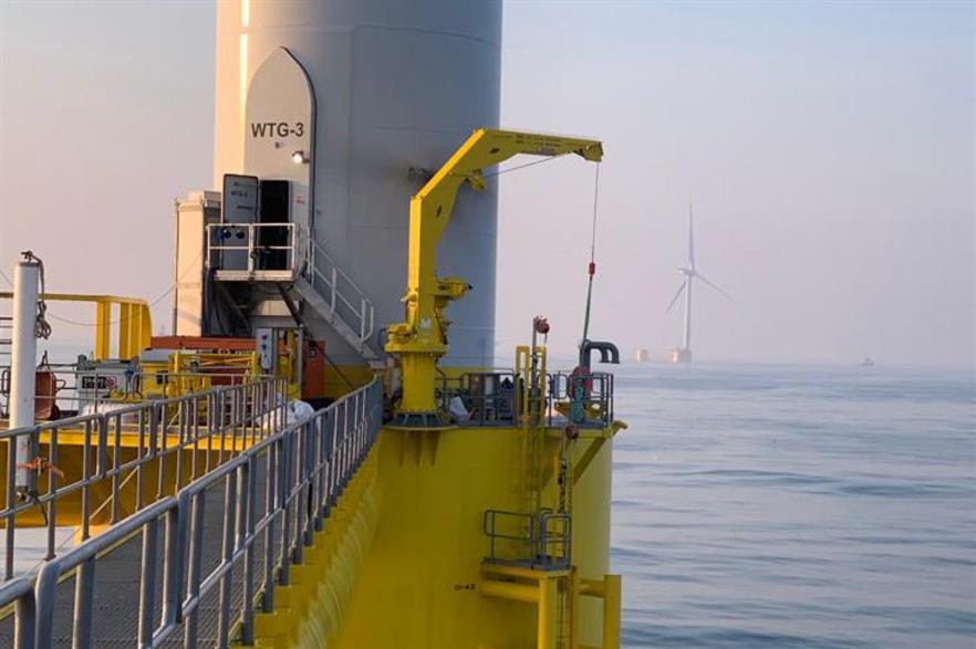 The first turbine of the 25MW Windfloat Atlantic floating offshore wind project began generating in late 2019 (pic: EDPR)