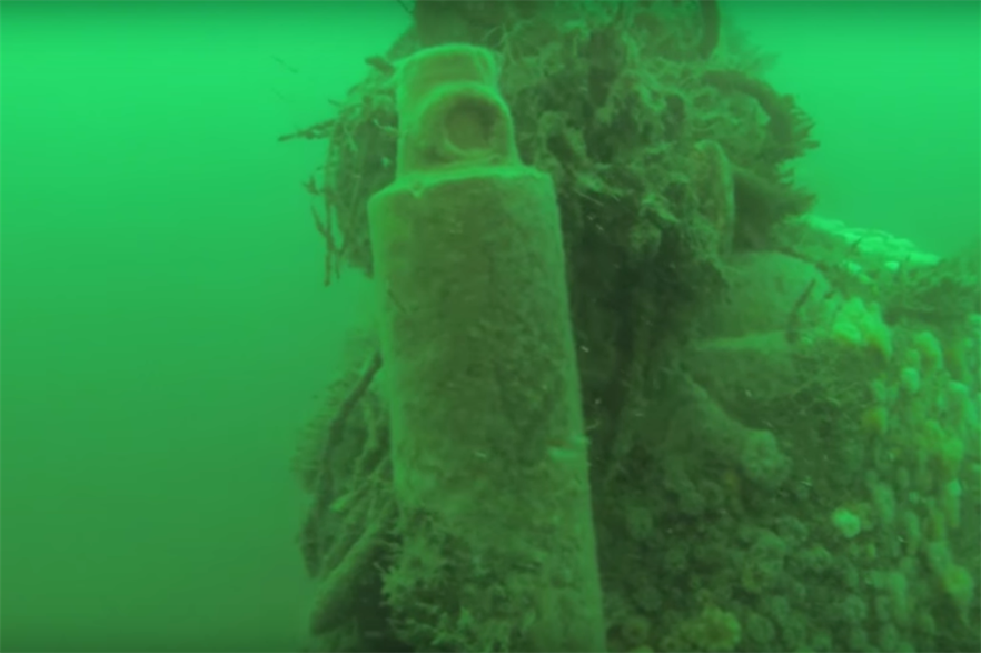 Video footage of the wreckage in the East Anglia Zone (credit: Lamlash North Sea Diving)
