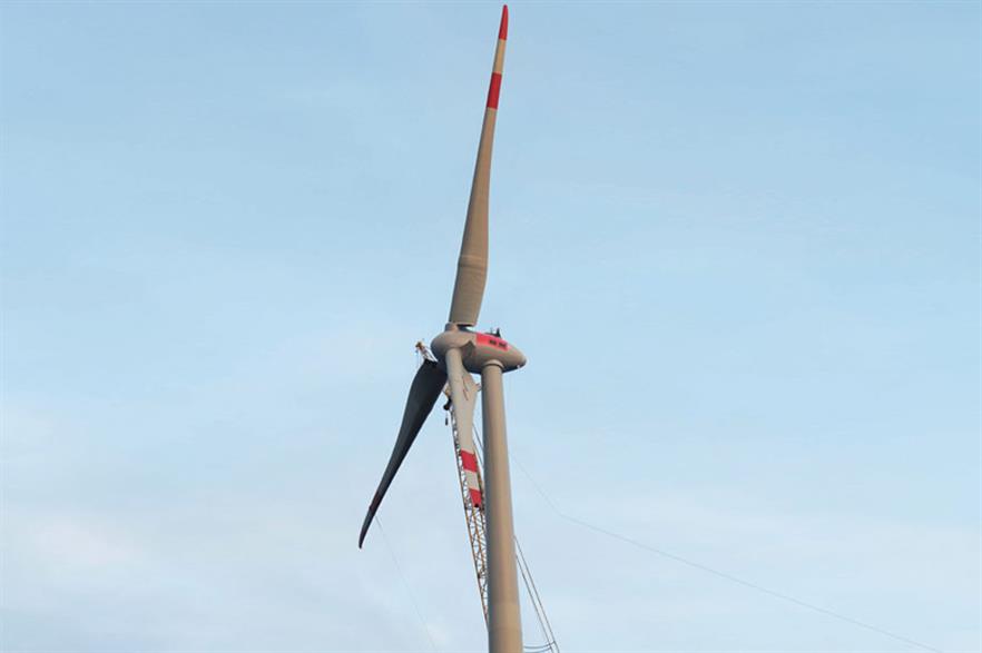 Longer blades… The E-115 prototype has now been installed in Germany
