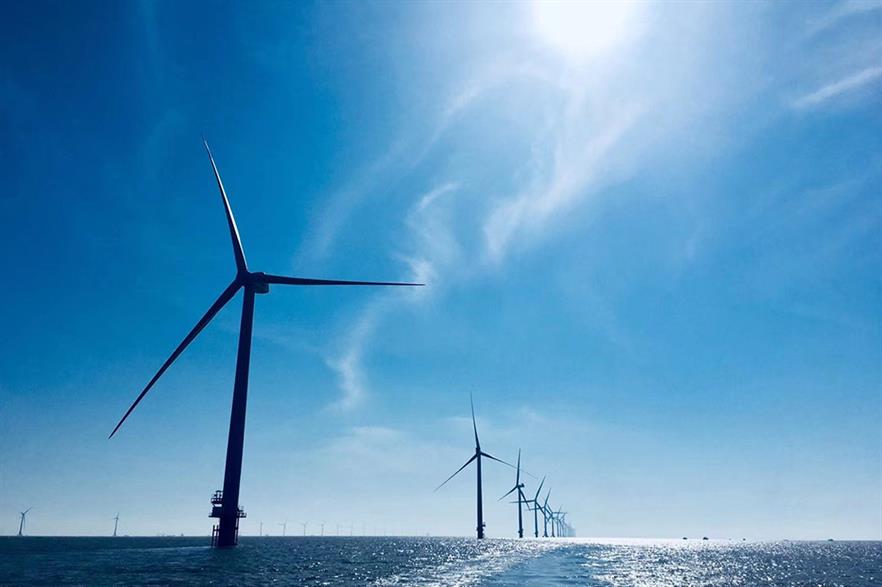 LM Wind Power supplied the blades for Envision's 4.2MW turbines at the Rudong offshore wind project in China (pic: Envision)