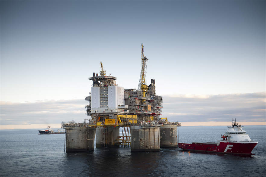 Trolllvind was due to power the Troll A, B and C oil and gas platforms in the North Sea (pic credit: Øyvind Hagen/Equinor)