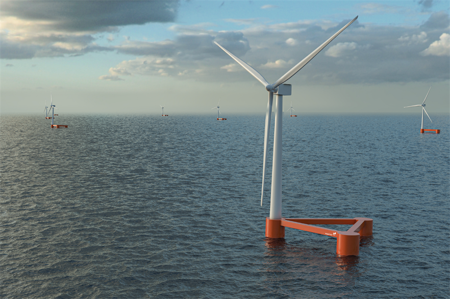 An artist's impression of what Equinor's Wind Semi design could look like