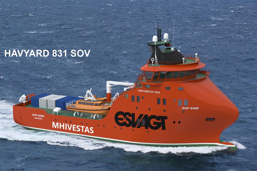 MHI-Vestas service vessel will operate at the Belwind and Nobelwind projects off Belgium