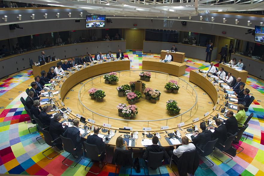 A meeting of the European council in June 2017