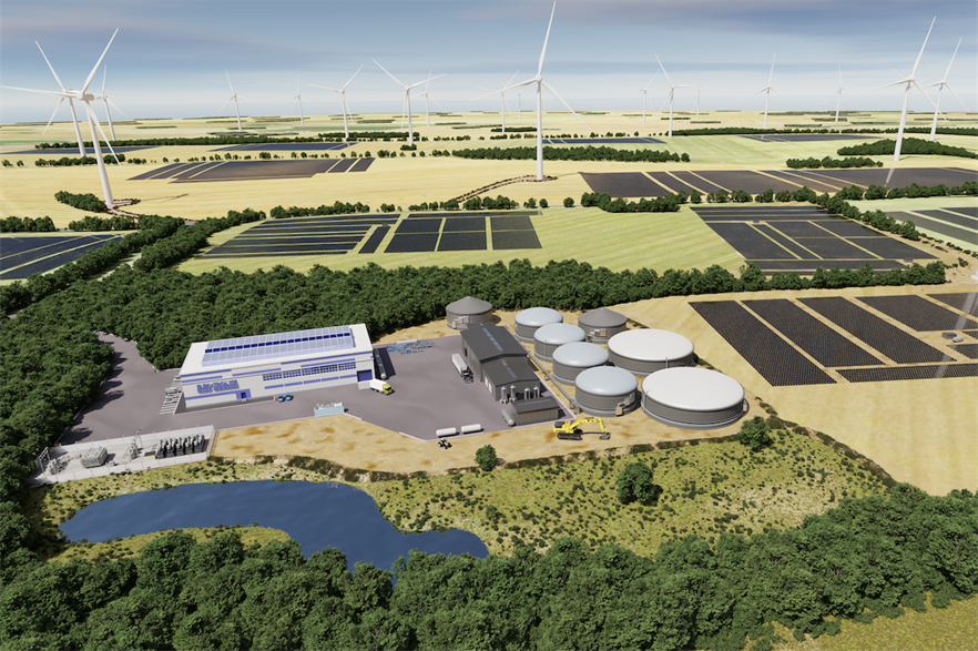 An artist's impression of what Eurowind Energy's 'energy centres' might look like (pic credit: Kirt x Thomsen)