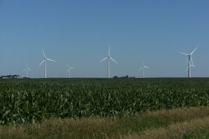 The Iowa wind farm comprises 100 GE 1.5MW XLE turbines