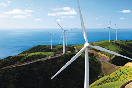 Siemens turbines at New Zealand's first wind farm