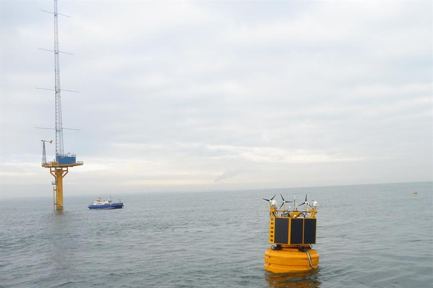 Flidar's floating lidar off the UK coast: Axys acquired Flidar from 3E in September