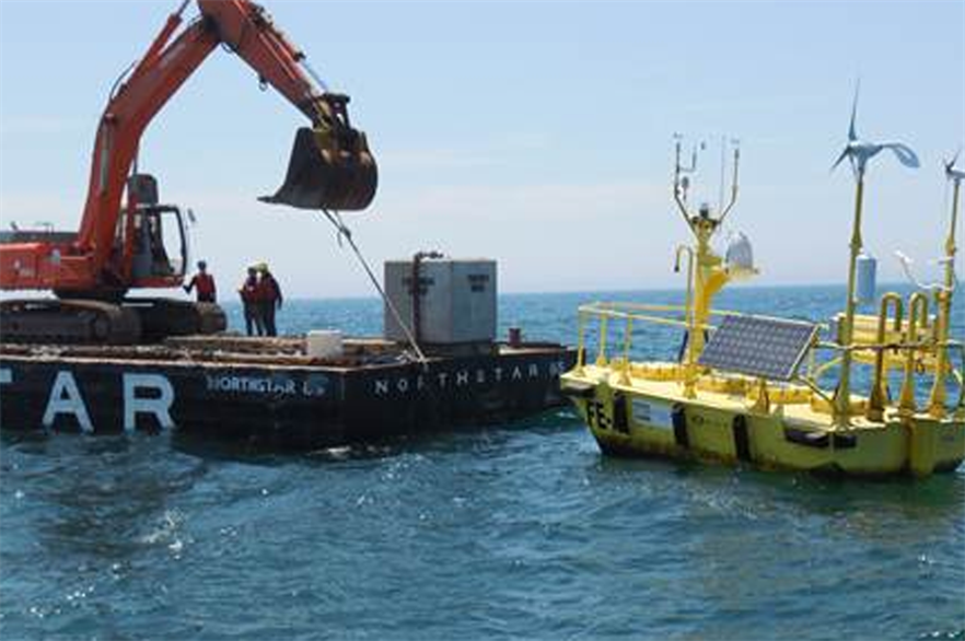 Fishermen's installed a floating wind monitoring system off the New Jersey coast