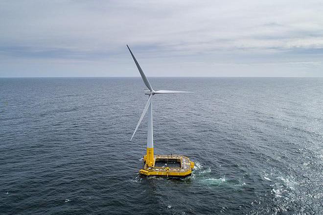 The performance of the 2MW Floatgen turbine has surpassed expectations (pic: Ideol)