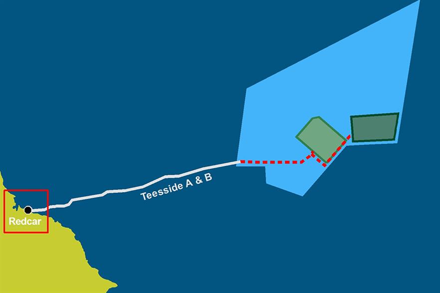 Teesside A&B will be 165 kilometres off England's east coast