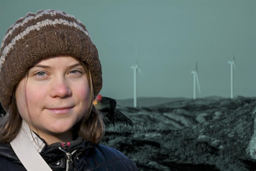Greta Thunberg joined protesters in Oslo calling for the Fosen wind farm to be torn down (pic credit: Ina Fassbender/Getty Images)