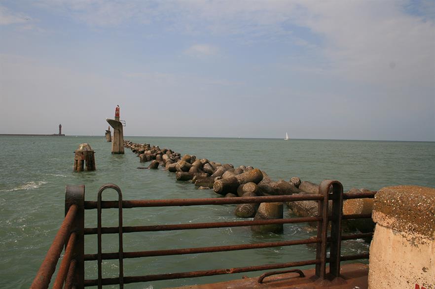 The East Mole at Dunkirk harbour