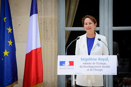 France's energy minister Ségolène Royal announced competitive tendering for 3GW of onshore wind
