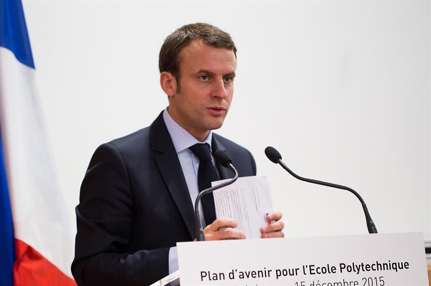 France's president-elect Emmanuel Macron (pic: Ecole Polytechnique)