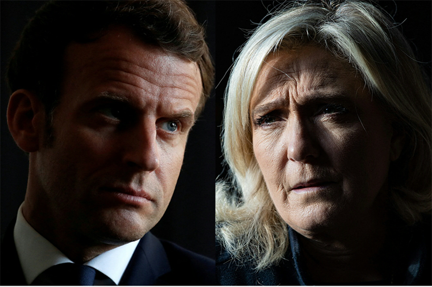 France is due to vote for Macron or Le Pen in a presidential election run-off this weekend (pic credit: Gonzalo Fuentes, Sameer Al-Doumy/AFP via Getty Images)