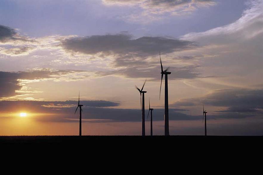 Onshore wind… The switch to competitive tendering in many countries has lowered the levelised cost of energy for wind projects and, with it, for hardware to build them (pic: GE)