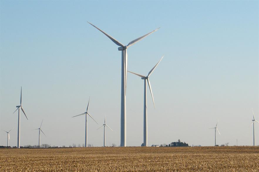 BP's 300MW Fowler Ridge wind farm in Indiana, US (pic: GE Renewable Energy)