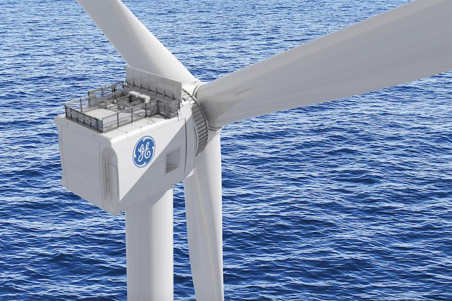 GE first announced its 12MW direct-drive turbine, which will have a 220-metre rotor, 107-metre blades, and a tip height of 260 metres, in March