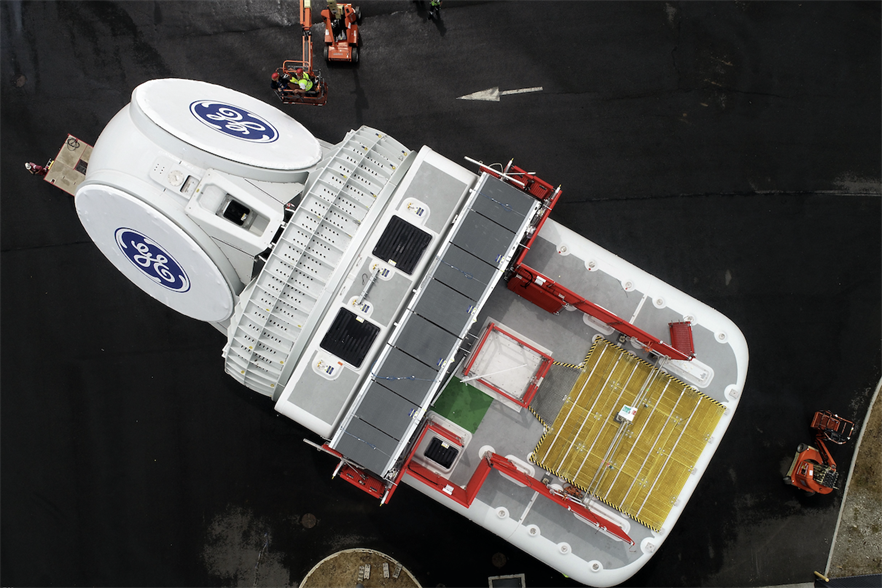 A nacelle for GE"s Haliade-X offshore wind turbine