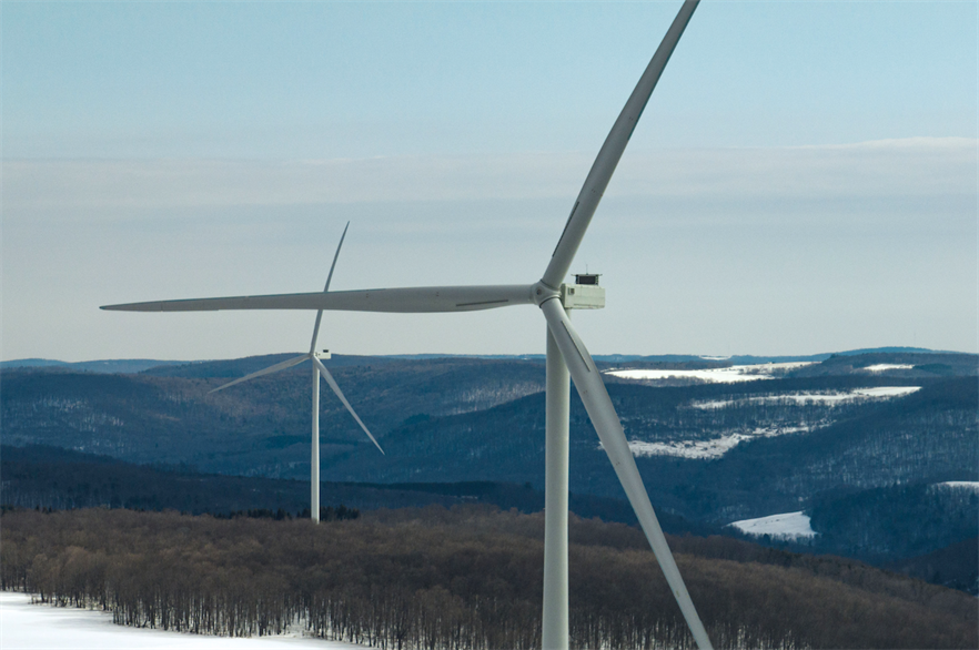 A 6MW GE turbine at a site in New York state