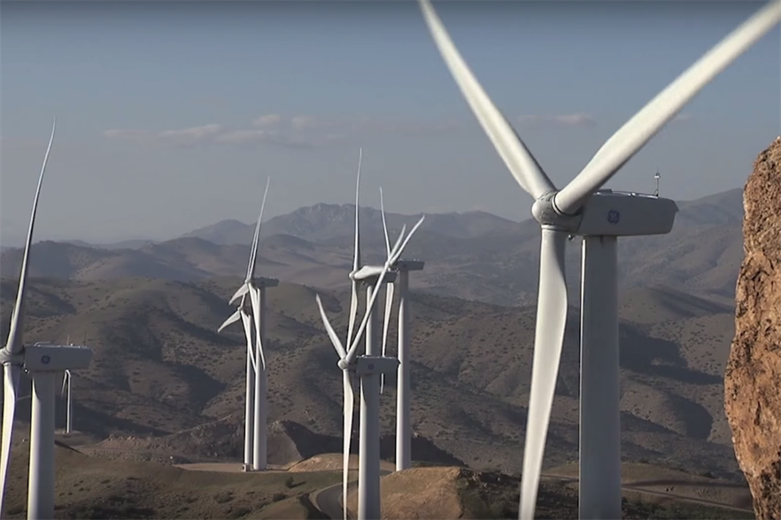 Thunder Ranch uses GE Renewable Energy 2.3MW and 2.5MW turbines