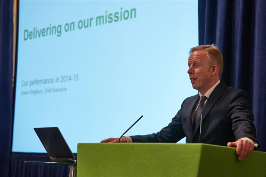 Green Investment Bank chief executive Shaun Kingsbury at the annual review