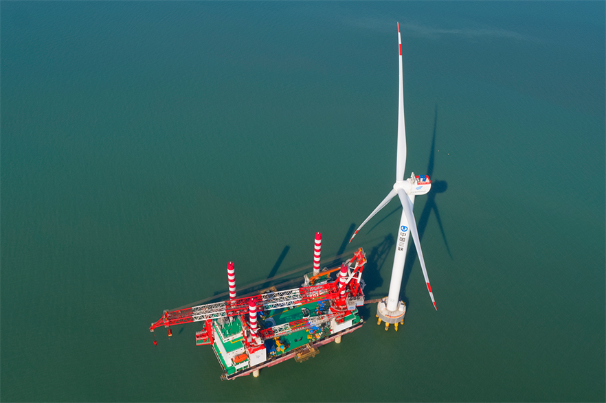 Developers have rushed to bring offshore projects online before China scraps feed-in tariffs at the end of 2021 (pic: Goldwind)
