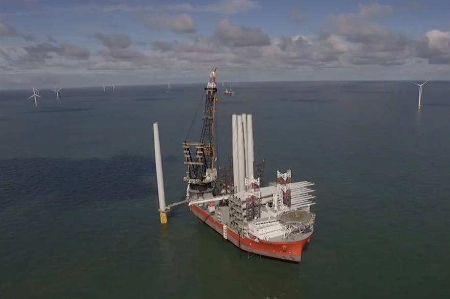 Innogy saw its 352.8MW Galloper site (above) in the UK North Sea produce first power in October