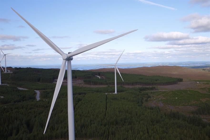 The second phase of the Galway Wind Park features 36 of Siemens' SWT-3.0-101 turbines (pic: SSE)