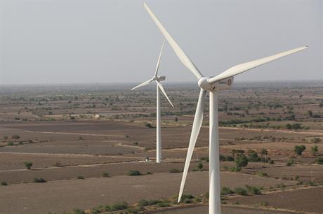 India added 5.4GW of new wind capacity over the financial year ending in March 2017