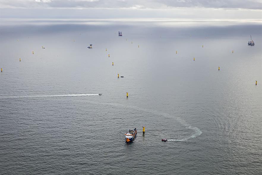 The 600MW Gemini offshore project is under construction off the Dutch coast