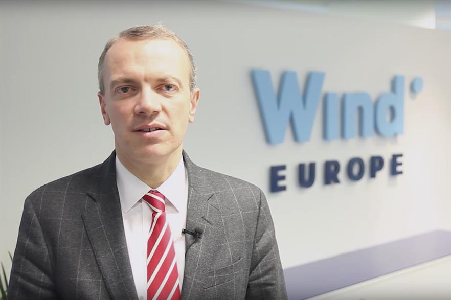 WindEurope CEO Giles Dickson called for the retroactive changing of wind energy policies and business arrangements to be banned